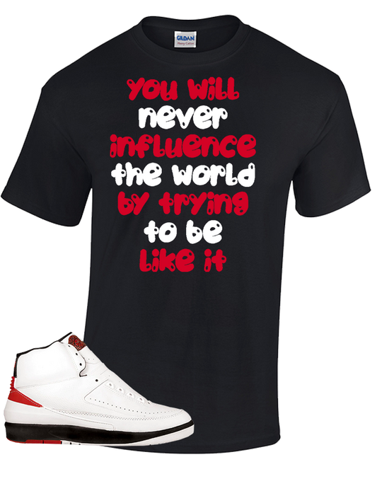 Tee To Match Air Jordan 2 Chicago Influence