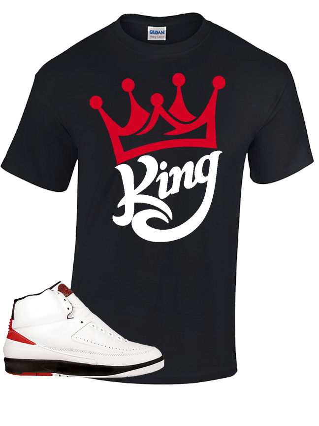 Tee To Match Air Jordan 2 Chicago King