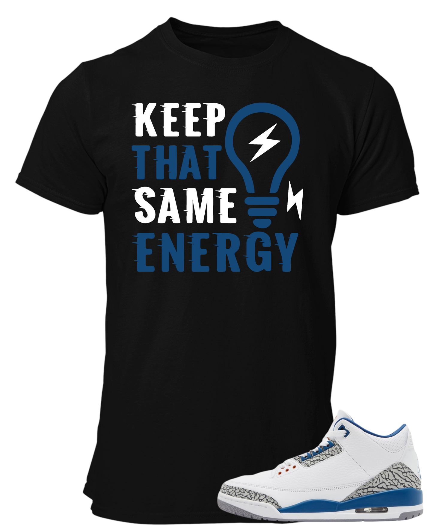 Tee To Match Air Jordan 3 Wizards Energy