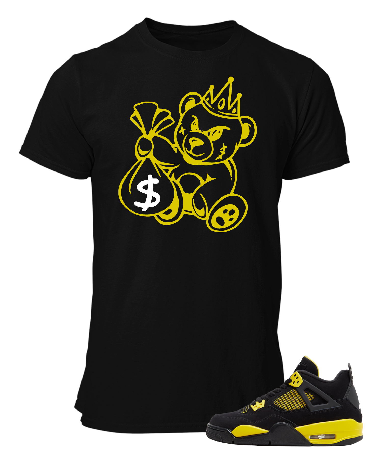 Tee To Match Air Jordan 4 Thunder Teddy
