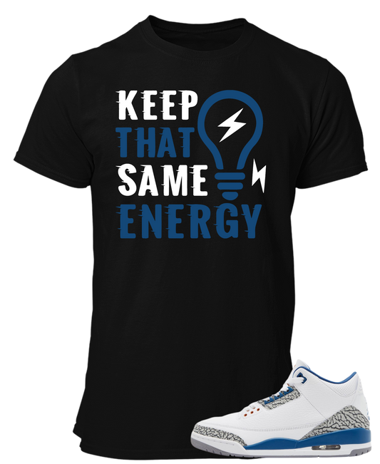 Tee To Match Air Jordan 3 Wizards Energy