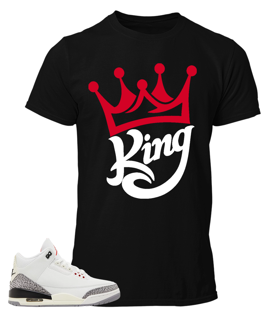 Tee To Match Air Jordan 3 Reimagined King