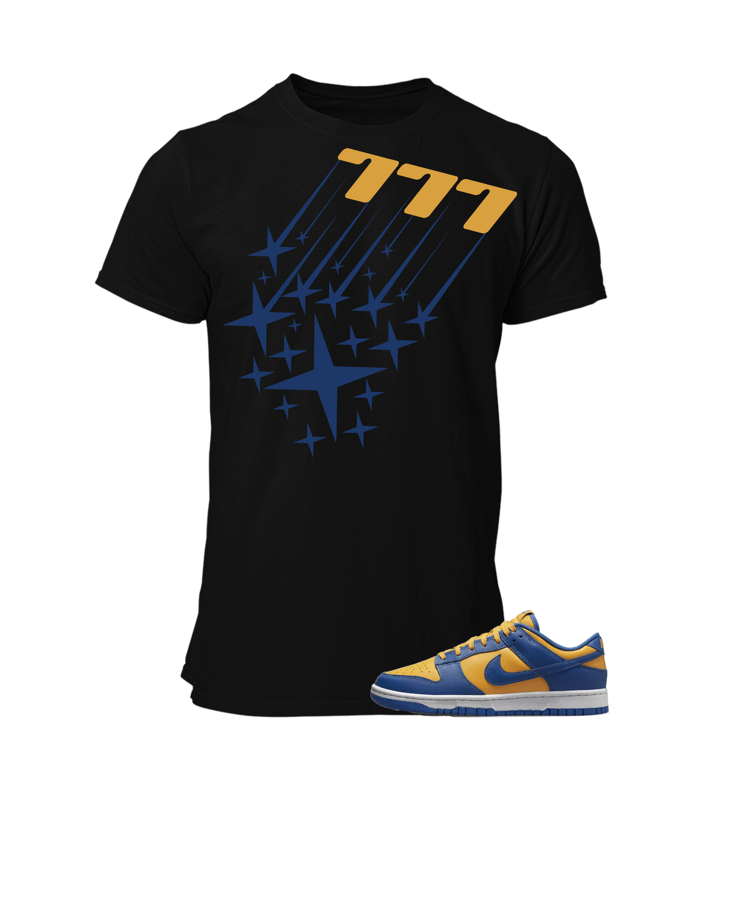 Tee To Match Nike dunk low UCLA rain stars