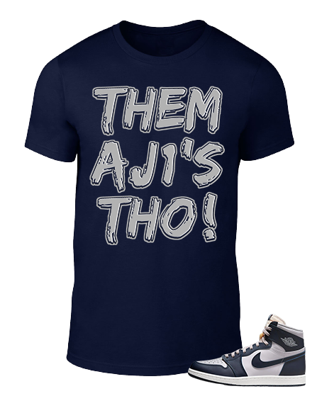 Tee to Match  Air Jordan 1 High 85 Georgetown Them AJ1's Tho