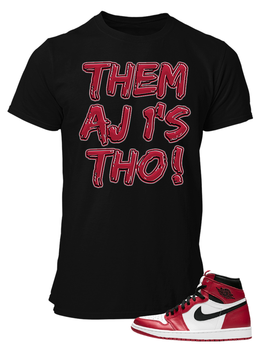 Tee to Match Air Jordan 1 Retro High OG “Chicago” Them AJ 1's Tho